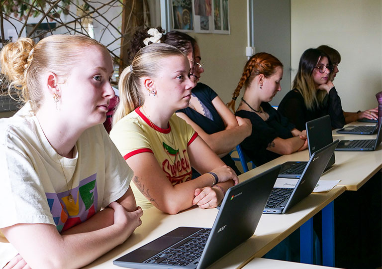 Réflexion des apprentis fleuristes pour la participation de l'EDM aux Journées Européennes du Patrimoine 2025 à l’Hôtel de Ville de Dijon