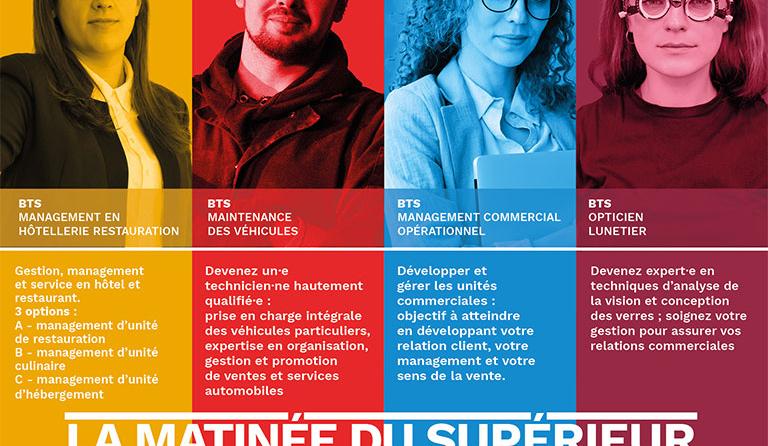 La matinée du supérieur organisée par l'Ecole des Métiers