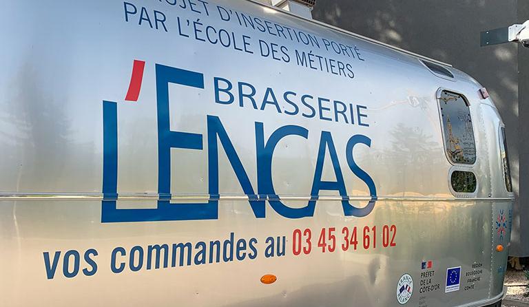 Inauguration du foodtruck de l'Encas à l'Ecole des Métiers Dijon Métropole