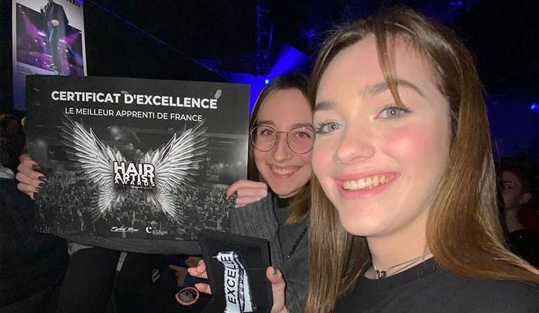 Louna représente l'EDM au Hair artist award apprenti 2023
