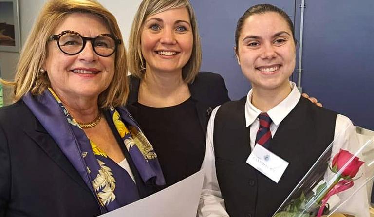 Leeloo Leroux à la Coupe Georges Baptiste pour l'Ecole des Métiers Dijon Metropole