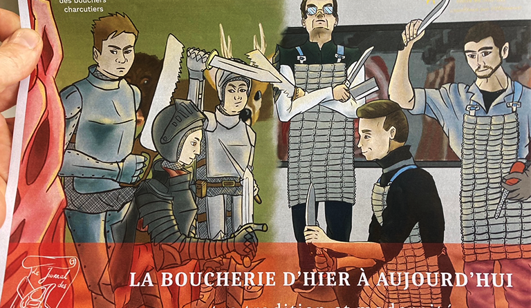 Les bouchers de l'Ecole des Métiers reçoivent le prix académique CLEMI