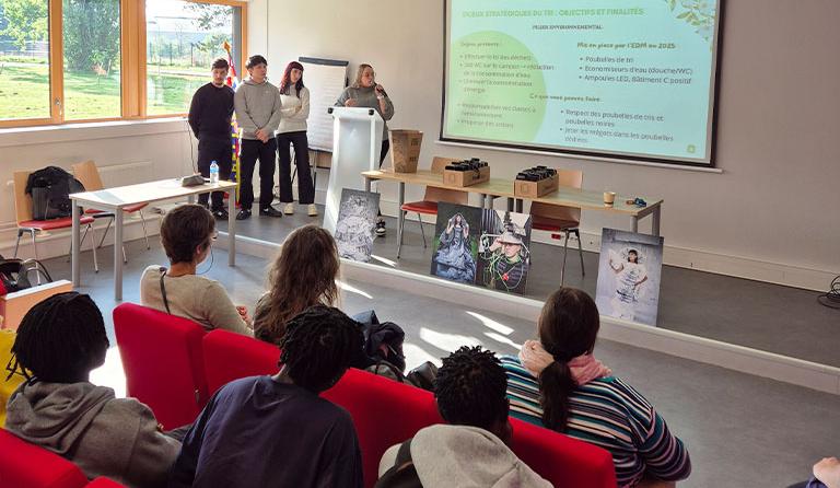 Première génération d'éco-délégués à l'Ecole des Métiers