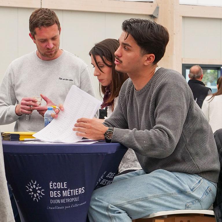 Discussion avec un conseiller formation de l'EDM